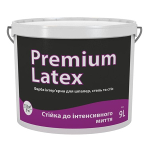 Краска Vasco Premium Latex ( Васко Премиум Латекс ) 9 л латексная, матовая, стойкая к мытью, для интерьера