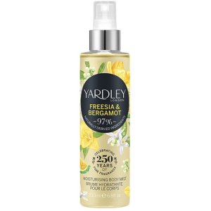 Міст зволожуючий парфум для тіла та волосся Yardley Freesia &amp; Bergamot Moisturising Fragrance Body Mist 200 мл (5056179301696) надійний