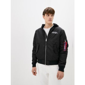 Куртка Airboss MA-1 Hooded NASA L Black (707568225929_A) надійний