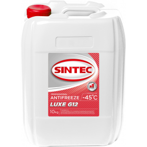 Антифриз Sintec LUX OEM G12 -45°C 10 кг Червоний (613504)