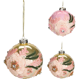 Набір ялинкових куль Christmas Decoration 10 см 6 шт (ACT504710) краща модель в Полтаві