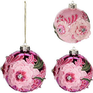 Набір ялинкових куль Christmas Decoration 10 см 6 шт (ACT504730) краща модель в Полтаві