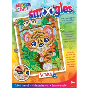 Набор для творчества Sequin Art Smoogles Тигр 25х34 см (SA1815) в Полтаве