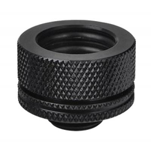 Фітинг для СВО ThermalTake Pacific G1/4 PETG Tube Compression 16mm OD - Black (CL-W092-CA00BL-A) ТОП в Полтаві