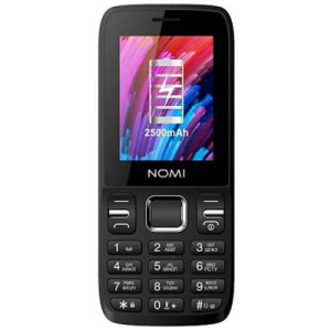 хорошая модель Мобильный телефон Nomi i2430 Black