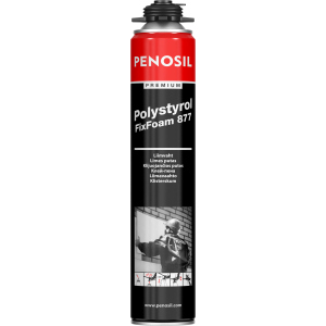 Пистолетная монтажная клей-пена Penosil Premium Polystyrol FixFoam 877 750 мл (A3781) в Полтаве