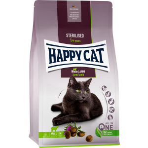 Сухий корм Happy Cat Sterilised Weide Lamm для дорослих стерилізованих кішок зі смаком ягняти 10 кг (70586 / 4001967140712) в Полтаві