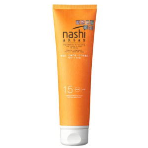 Солнцезащитный крем для лица и тела Nashi Argan Sun Cream 15SPF 150 мл (8025026270185) лучшая модель в Полтаве