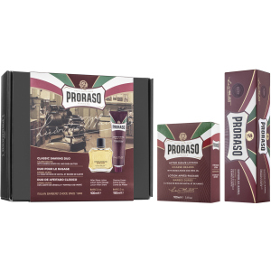 Подарочный набор для бритья Proraso Деликатное бритье и уход для жесткой щетины с сандаловым маслом и маслом дерева Ши Крем 150 мл + Лосьон 100 мл (8004395004775) лучшая модель в Полтаве