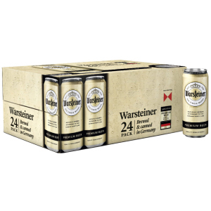 Упаковка пива Warsteiner Premium Verum світле фільтроване 4.8% 0.5 л x 24 шт (4000856094471) краща модель в Полтаві