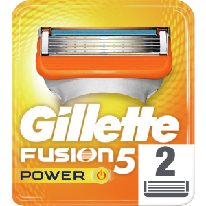 Сменные картриджи для бритья (лезвия) мужские Gillette Fusion5 Power 2 шт (7702018867172) лучшая модель в Полтаве