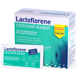 Біологічно активна добавка Lactoflorene Плоский живіт 20 пакетиків (8004995458770) ТОП в Полтаві