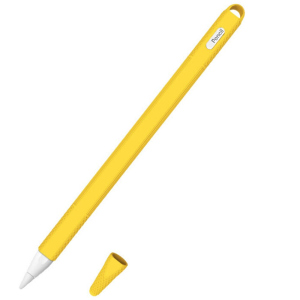 Чохол TPU Goojodoq Hybrid Ear для стілуса Apple Pencil 2 Yellow краща модель в Полтаві