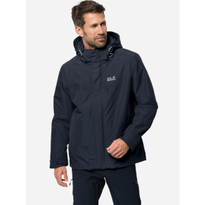 Куртка 3 в 1 Jack Wolfskin Arland 3In1 M 1110711-1010 XXL Темно-синяя (4055001957569) ТОП в Полтаве