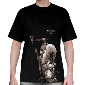 Футболка Abystyle Assassin's Creed T-Shirt - ASC III Connor, M лучшая модель в Полтаве