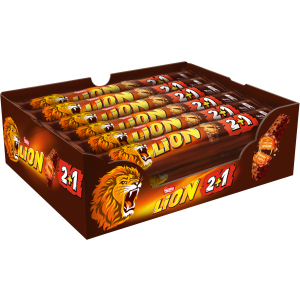 Упаковка батончиків Lion Кінг 2+1 90 г х 24 шт (7613036731720) в Полтаві