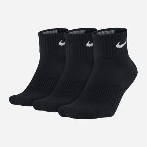 Шкарпетки Nike Perf Cush Qt 3Pr SX4703-001 S (34-38) 3 пари Чорні (884726565032) краща модель в Полтаві