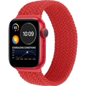 Ремінець Promate Fusion-44M для Apple Watch 42-44 мм 1/2/3/4/5/6/7/SE Red (fusion-44m.red) ТОП в Полтаві