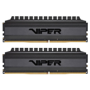 Модуль пам'яті DDR4 2x8GB/3200 Patriot Viper 4 Blackout (PVB416G320C6K) краща модель в Полтаві