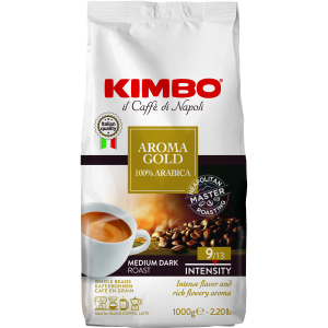 Кава в зернах Kimbo Aroma Gold 1 кг (8002200102180)