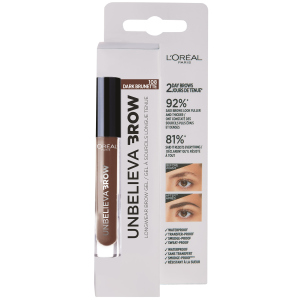 Гель для бровей L’Oreal Paris Unbelieva Brow 108 Темно-коричневый 3.4 мл (3600523674626) лучшая модель в Полтаве