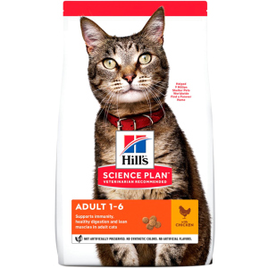 Сухий корм для кішок Hills Science Plan Feline Adult Chicken з куркою - 3 кг (604058) (52742030838) ТОП в Полтаві