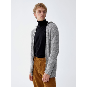 Кардиган Pull & Bear XAZ217377APSX M Білий/Чорний (DD8000004572857) краща модель в Полтаві