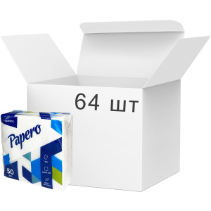 Упаковка серветок Papero 240х240 мм 50 аркушів 64 пачки (11305290169)