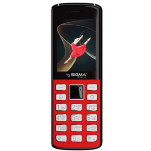 Мобільний телефон Sigma mobile X-style 24 ONYX Red краща модель в Полтаві