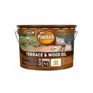 PINOTEX TERRACE & WOOD OIL Тонована атмосферостійка деревозахисна олія 10 л краща модель в Полтаві