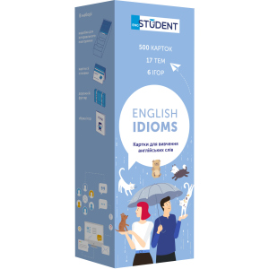 Картки для вивчення англійської English Student English Idioms (9786177702312) краща модель в Полтаві