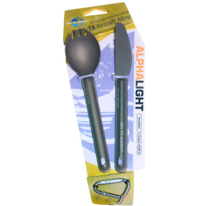 Нож + Ложка-вилка Sea To Summit Alpha Light Cutlery Set 2pc Knife, Spork ACUTALSET2 (9327868019427) в Полтаве