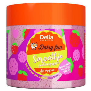 Пілінг для душу Delia Cosmetics Dairy Fun Smoothie Малина 350 г (5906750800875) рейтинг