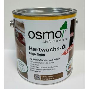 Масло с твердым воском цветное прозрачное OSMO HARTWACHS-ÖL Farbig 3073 - (терра) 2.5 л. в Полтаве