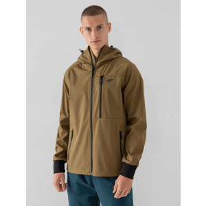 Куртка 4F Men'S Softshell Sfm002 H4Z21-SFM002-81S L Коричневая (5903609138431) лучшая модель в Полтаве