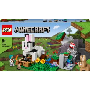 Конструктор LEGO Minecraft Кроличе Ранчо 340 деталей (21181) ТОП в Полтаве