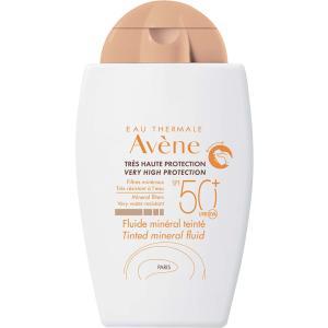 хороша модель Сонцезахисний тональний мінеральний флюїд Avene SPF50+ 40 мл (3282770075724)