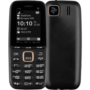 Мобильный телефон 2E S180 2021 DualSim Black-Gold рейтинг