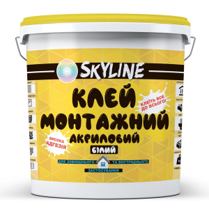 Клей монтажный акриловый универсальный SkyLine 6 кг лучшая модель в Полтаве