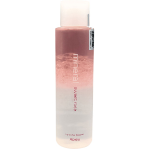 Ремувер для демакіяжу A'pieu Mineral Lip&Eye Remover Sweet Rose для губ та очей 250 мл (8809581455580) краща модель в Полтаві