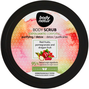 Скраб для тела Body Natur Body Scrub Red fruits Pomegranate and Dragon fruit 200 мл (8414719408095) ТОП в Полтаве