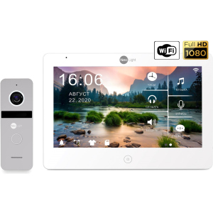 Комплект видеодомофона NeoLight Mezzo HD WF и Solo FHD Silver в Полтаве