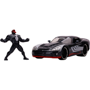 Машина металлическая Jada Марвел Человека-Паук Dodge Viper SRT10 (2008) + фигурка Венома 1:24 (253225015) (4006333070457) лучшая модель в Полтаве