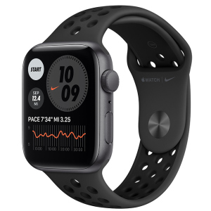 Смарт-часы Apple Watch SE Nike GPS 44mm Space Gray Aluminium Case with Anthracite/Black Nike Sport Band (MYYK2UL/A) в Полтаві