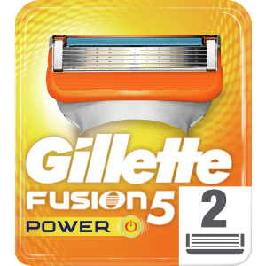 Сменные картриджи для бритья (лезвия) мужские Gillette Fusion5 Power 2 шт (7702018877560) лучшая модель в Полтаве