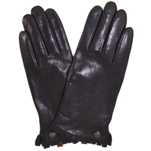 Жіночі рукавички шкіряні Sergio Torri 580 ш6.5 Чорні (2000000021621) в Полтаві