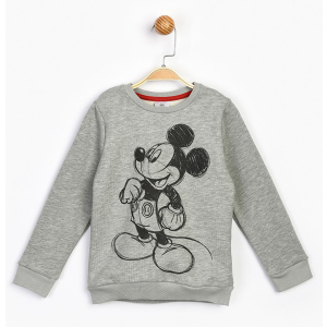 Світшот Disney Mickey Mouse MC17214 122 см Сірий (8691109860194) в Полтаві