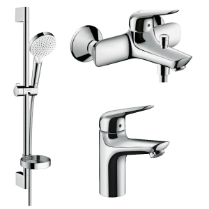 Набір змішувачів HANSGROHE Novus 1152019 (71030000+71040000+26553400) ТОП в Полтаві