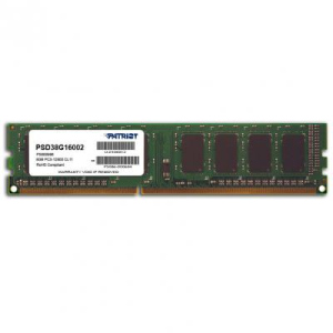 Модуль памяти PATRIOT 8GB [1x8GB 1600MHz DDR3] (PSD38G16002S) (F00152406) лучшая модель в Полтаве