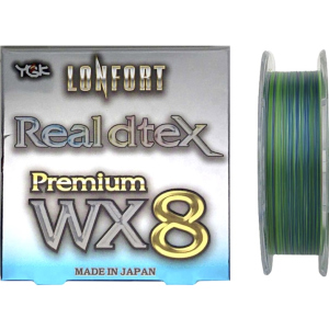 Шнур YGK Lonfort Real DTex X8 90 м (мультиколор) #0.4/12lb (55450281) в Полтаві